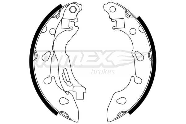 Sada brzdových čeľustí TOMEX Brakes